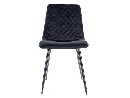 Chair IRIS VELVET BLACK FRAME/BLACK BLUEVEL 19