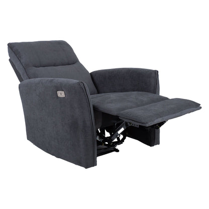 Rest chair - recliner LINUX electric, dark gray 