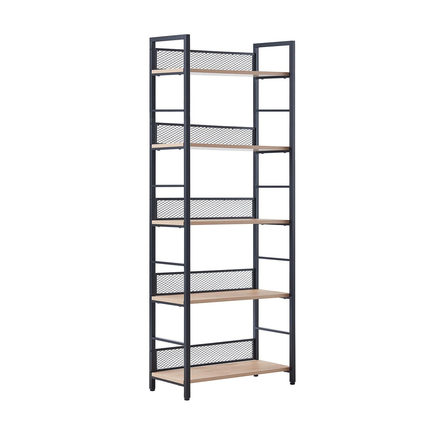 Shelf HECTOR 60x28xH154cm, ash/black