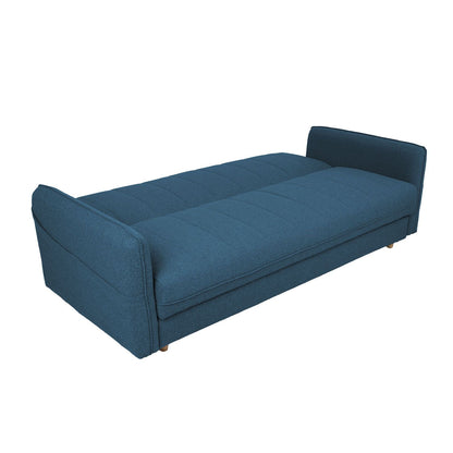 Sofa bed VISBY 200x88xH93cm, blue