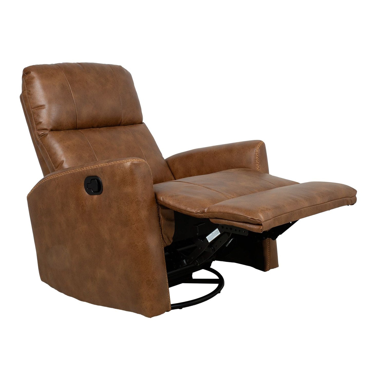 Lounge chair DIEGO, cognac brown 