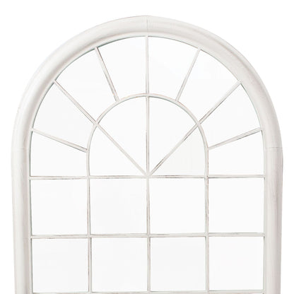 Mirror SECRET GARDEN 75x4xH131cm, antique white metal frame