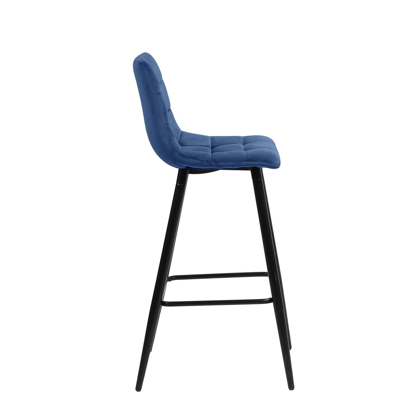 Bar Chair CHILLI dark blue velvet 