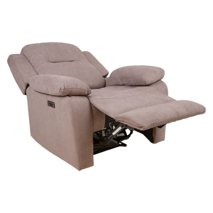 Rest chair - recliner LINUX electric, taupe 