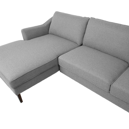 Corner sofa BIRGIT KS, gray