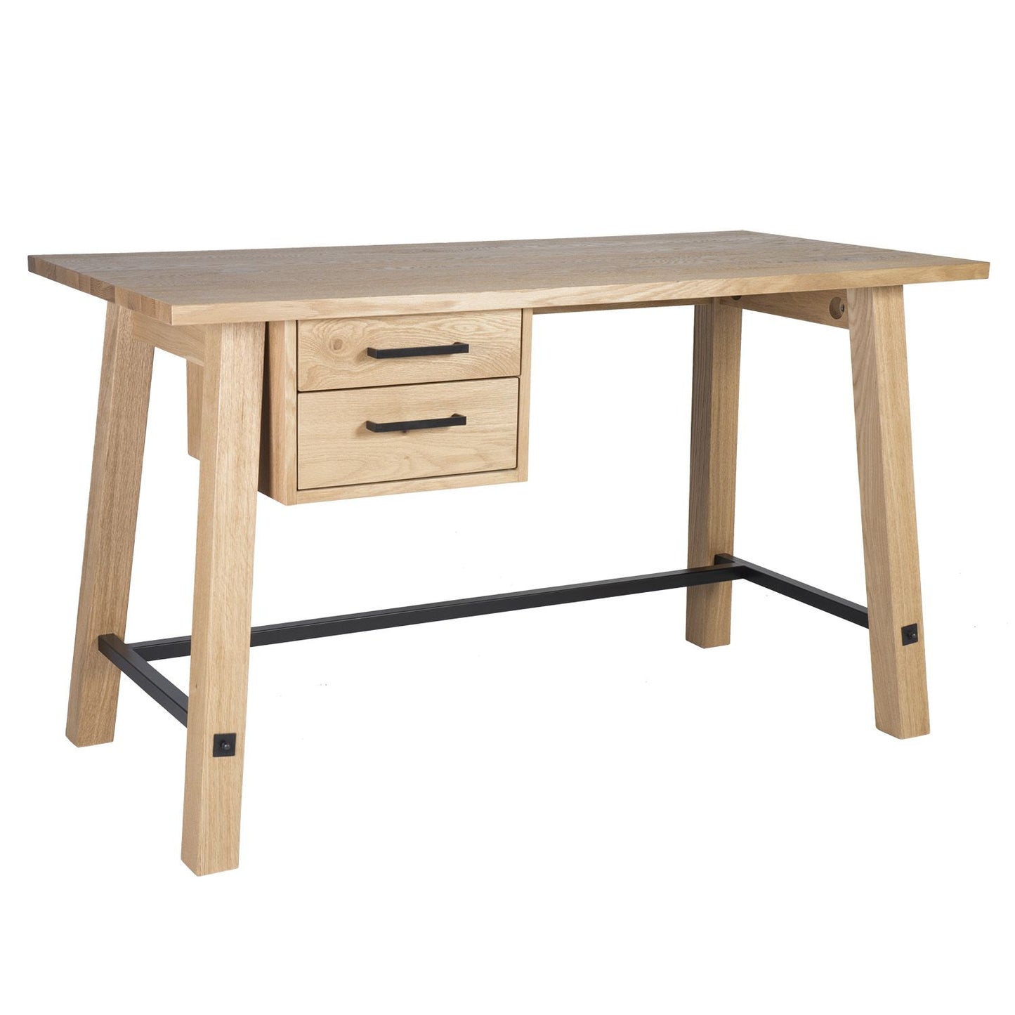 Desk STOCKHOLM 130x60xH75cm, oak 