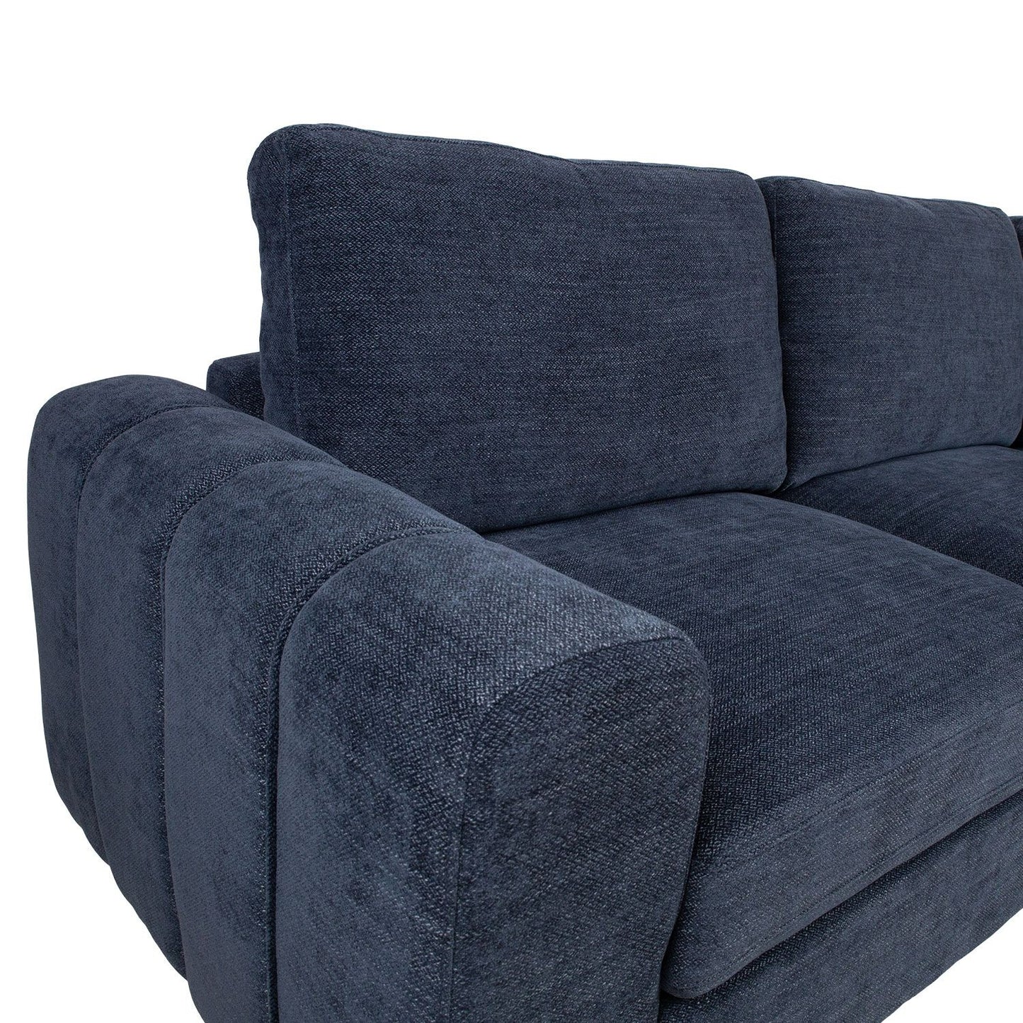 Corner sofa MARITA LS, dark blue