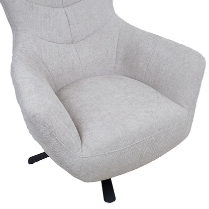 Lounge chair HELGA light gray 