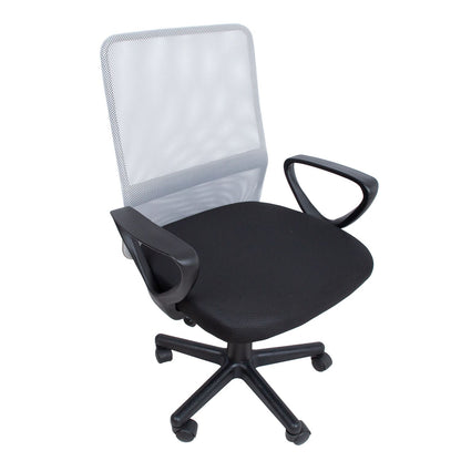 Office chair BELINDA black/grey 