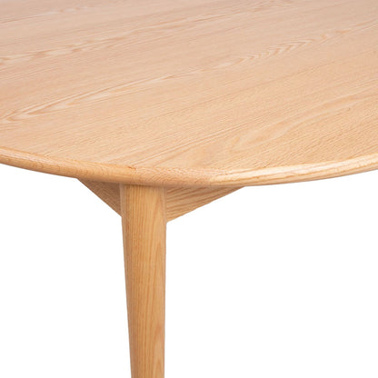 Table TROYES D120+40xH75cm, oak