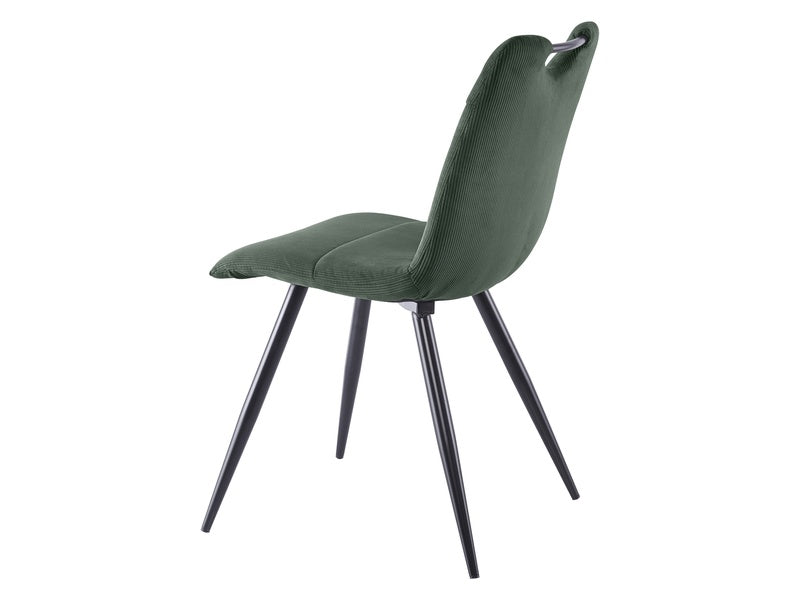 Armchair ORFE VELVET BLACK FRAME / FJORD GREEN 79