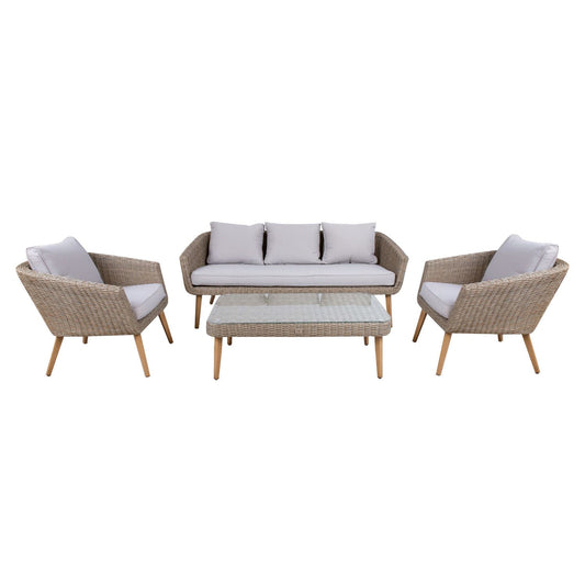 Set NORWAY sofa, 2 chairs, coffee table / Grey