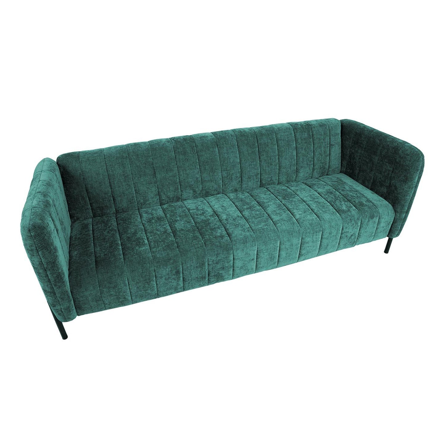 Sofa bed TAMIKA 3-seater, green