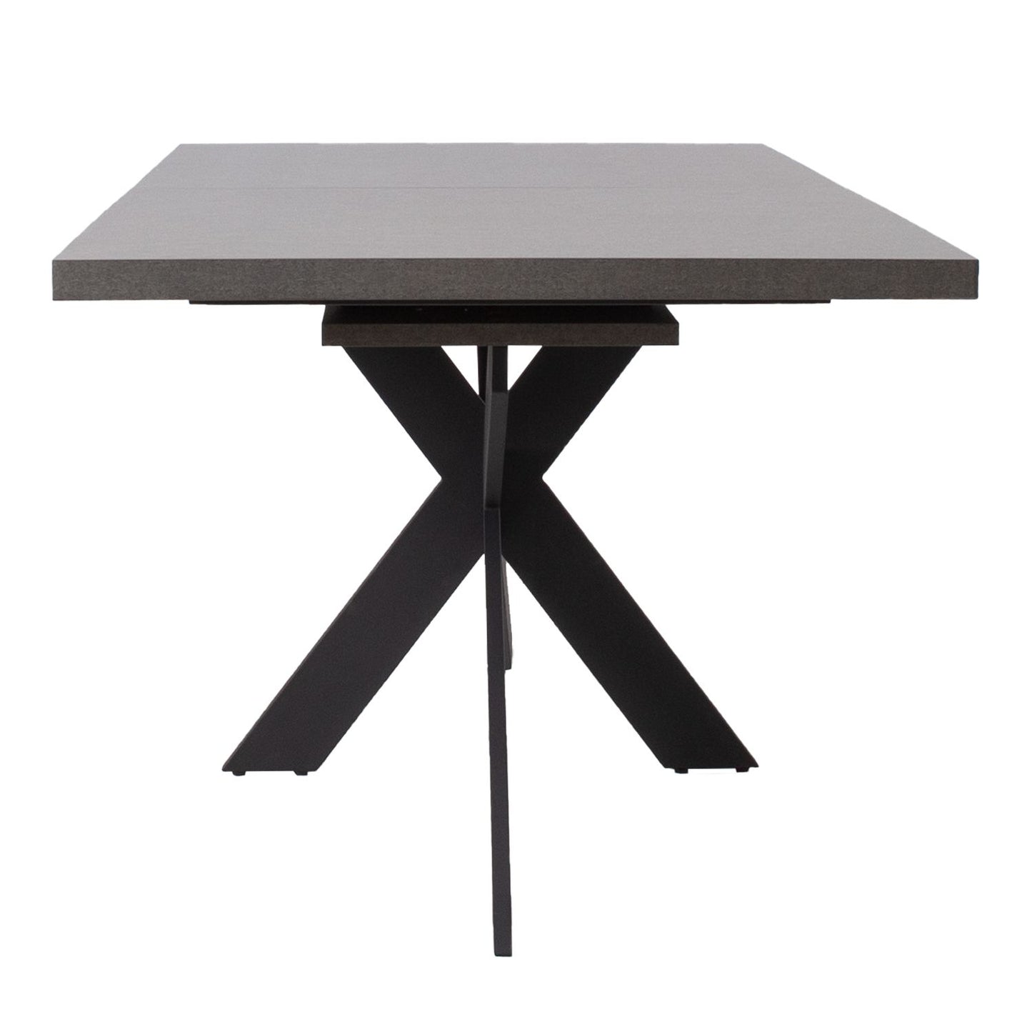 Table EDDY 160/200x90xH76cm, gray melamine