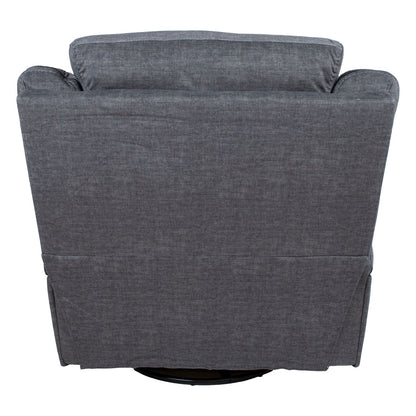 Leisure chair GENTRY with manual mechanism, gray 