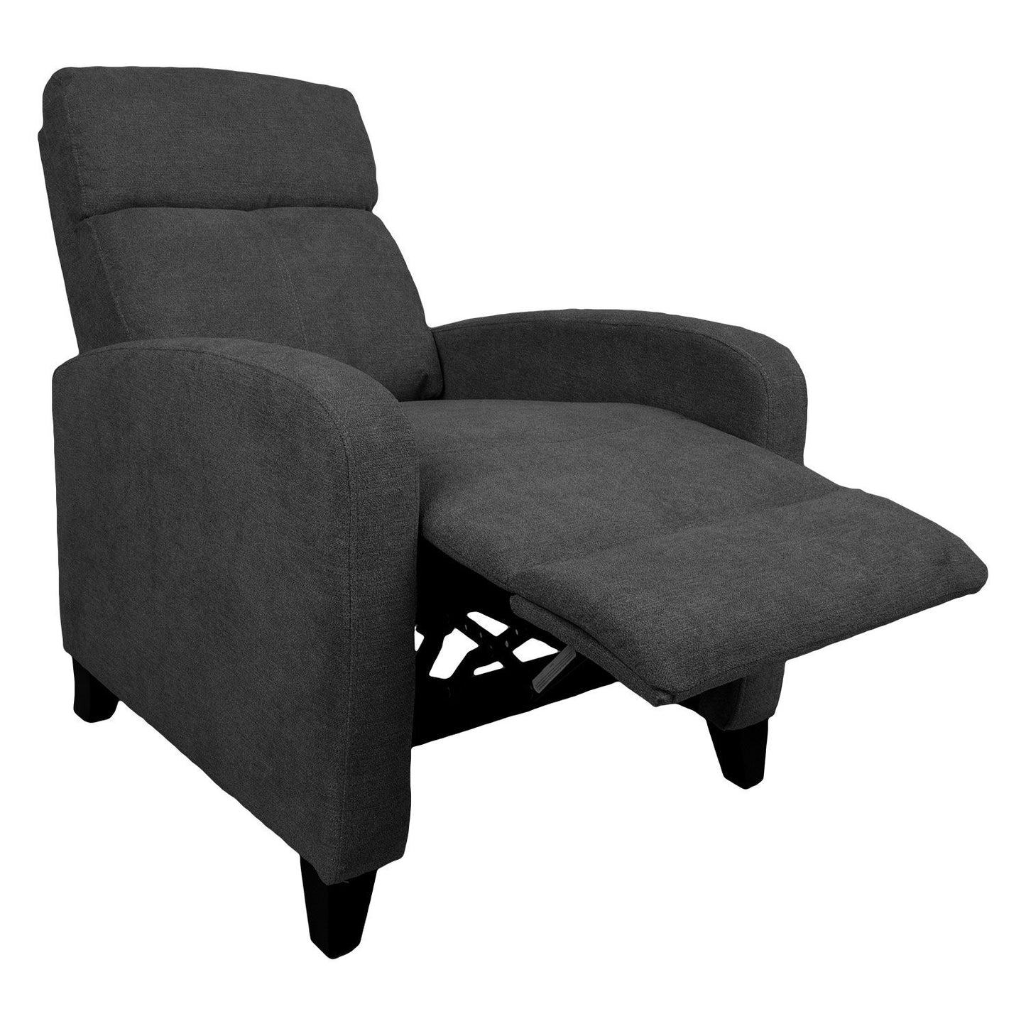 Lounge chair ENIGMA with manual mechanism 68x91xH100cm, gray 