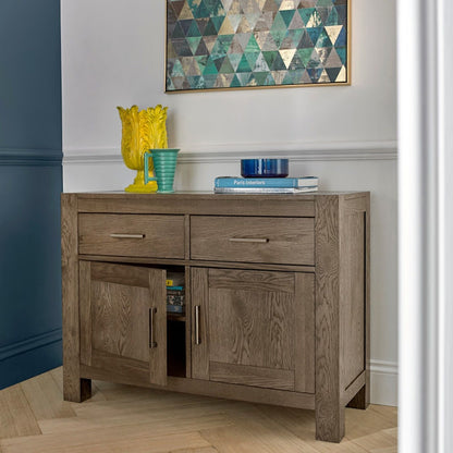 Chest of drawers TURIN, smoky oak