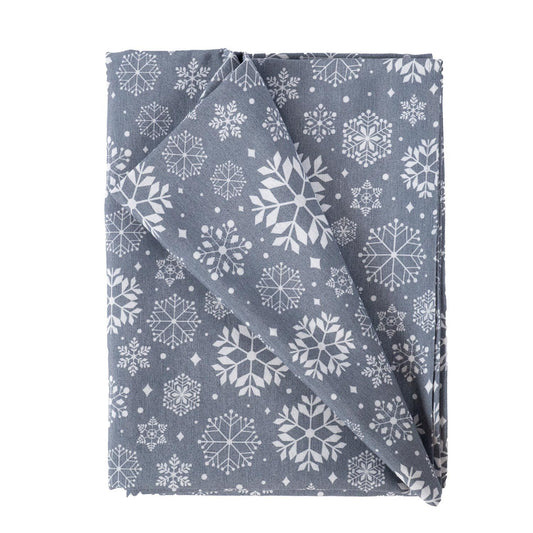 Tablecloth WINTER FLOWERS 136x220cm, snowflakes