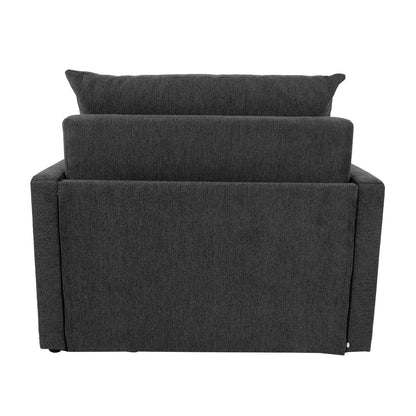 Lounge chair bed COLOGNE dark gray 