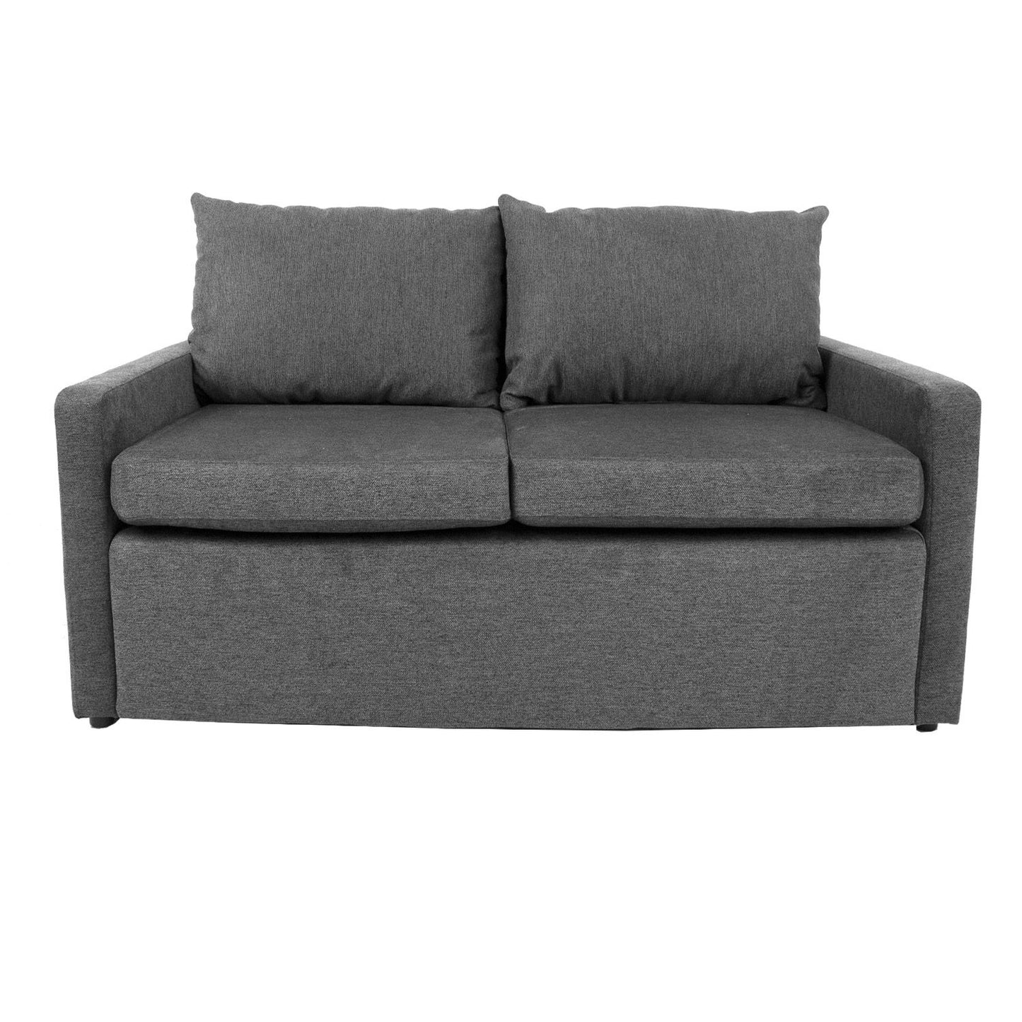 Sofa bed COLOGNE with storage box, light gray