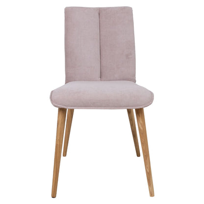 Chair NOVA 59x53.5xH92cm, greyish pink 