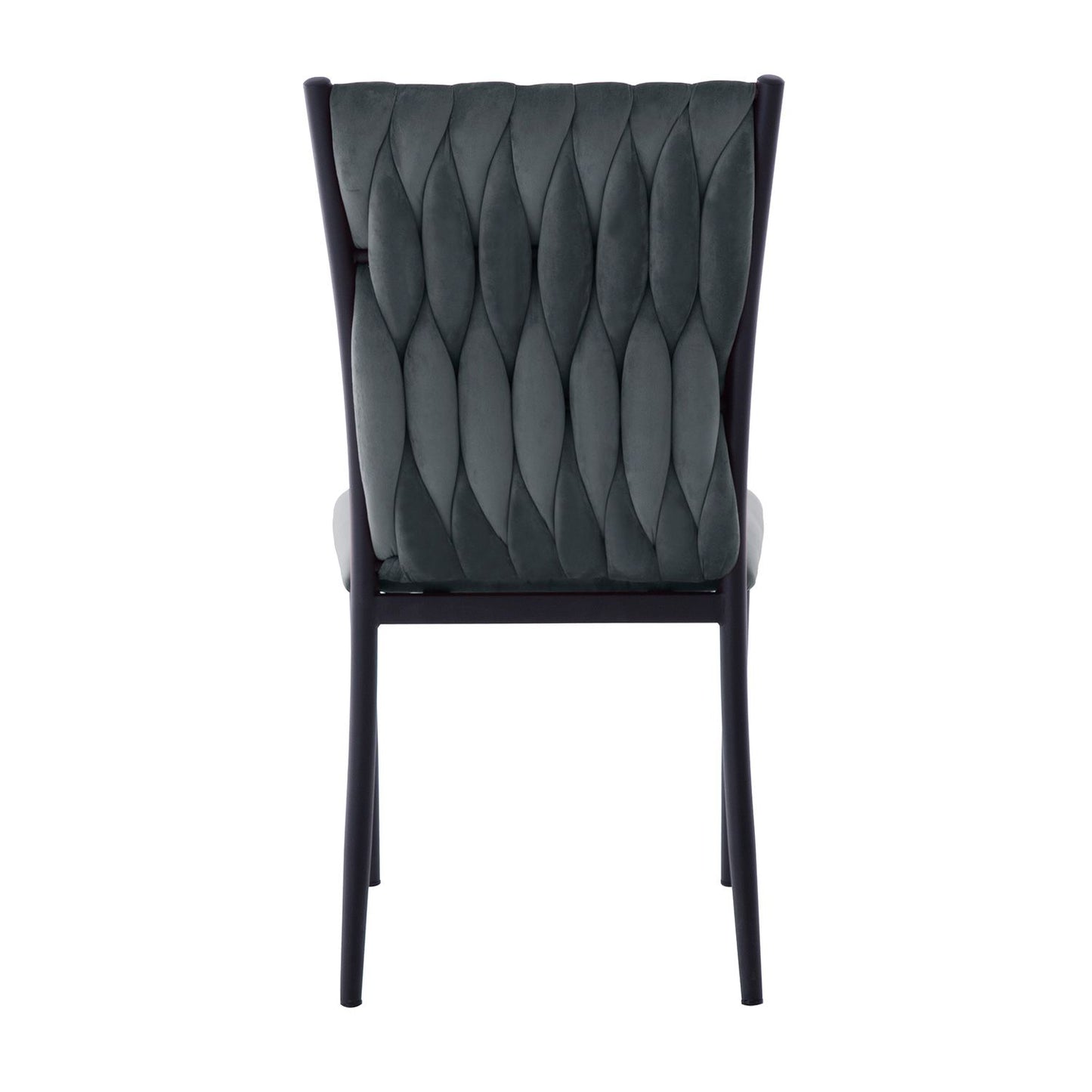 Chair EMORY, gray velvet 