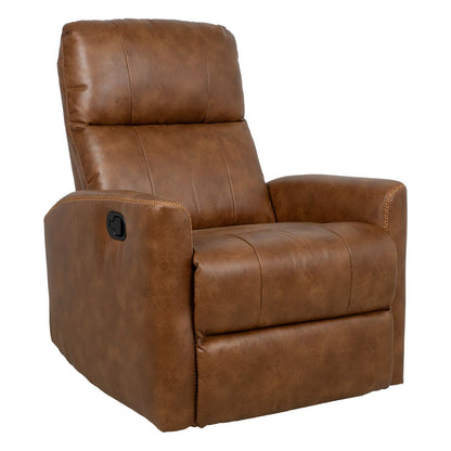 Lounge chair DIEGO, cognac brown 