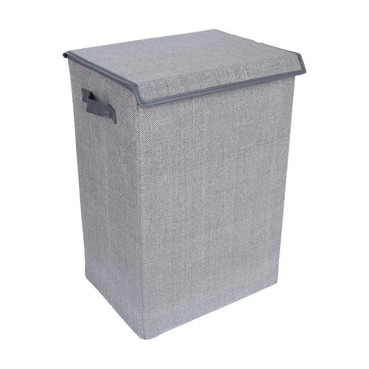 Laundry basket MAX MILO 40x30xH60cm, light gray 