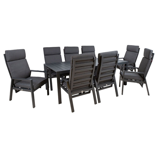 Garden furniture set TOMSON table and 8 chairs 