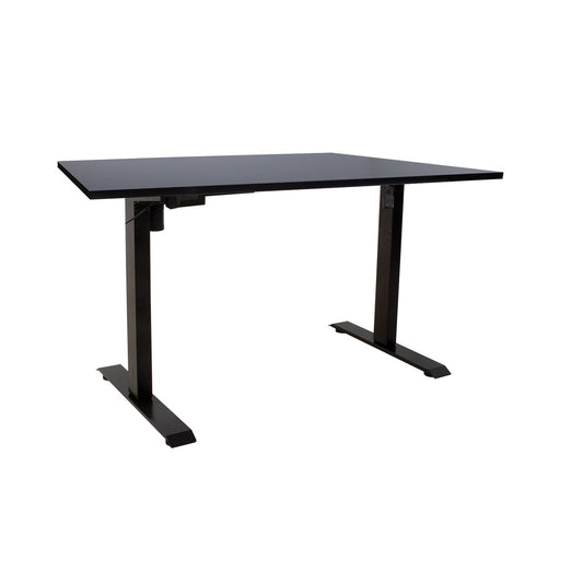 Desk ERGO with 1 motor 140x80cm, black/black 