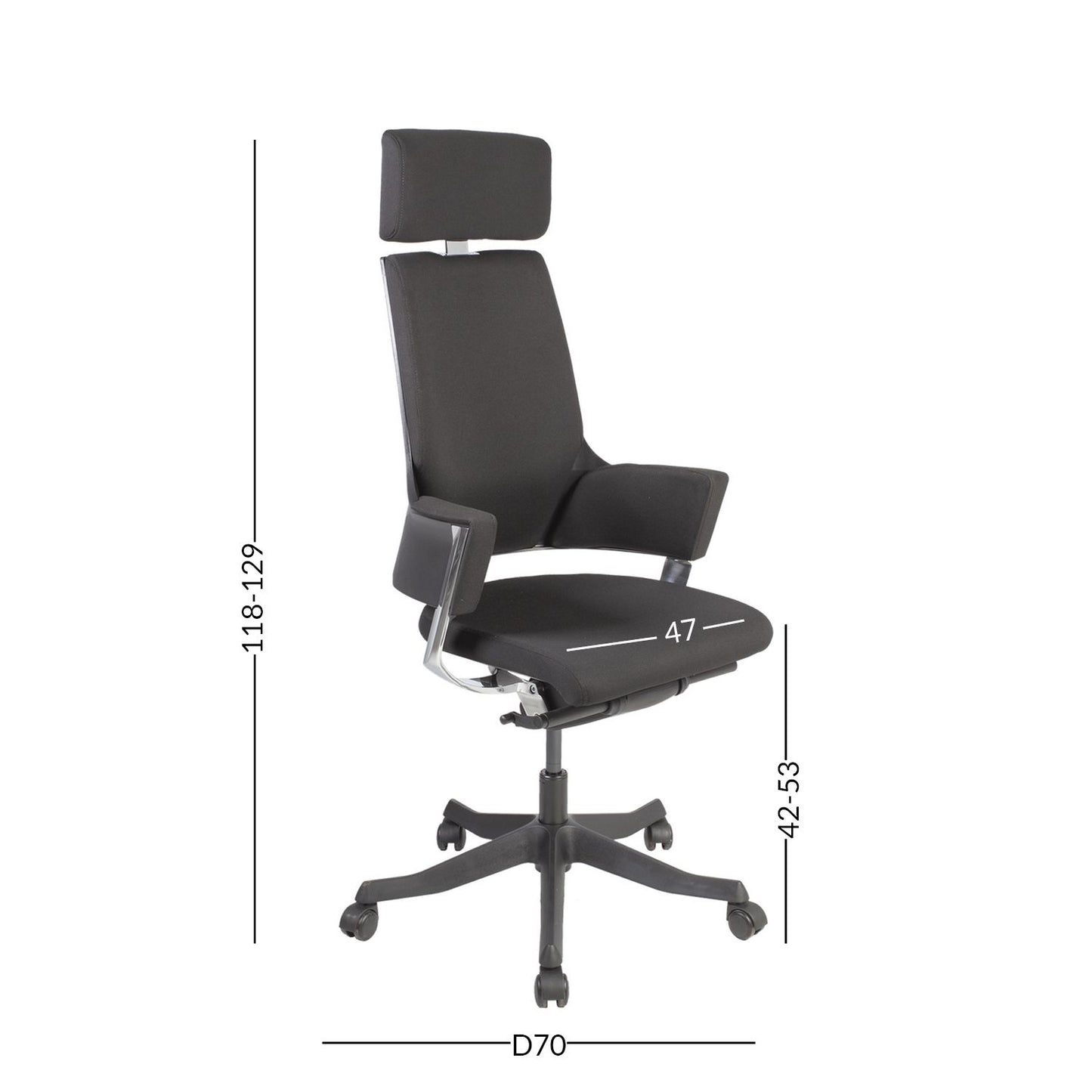 Work chair DELPHI black 