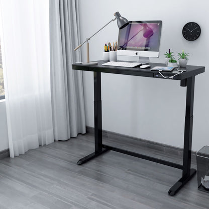 Desk ERGO with 1 motor 120x60cm, black 