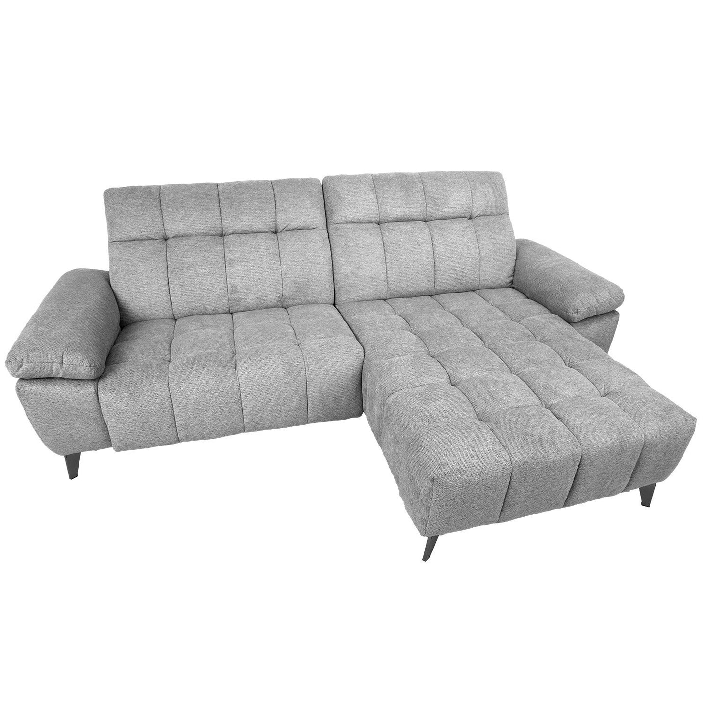 Corner sofa LUZERN LS, light gray