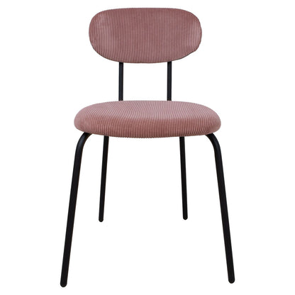 Chair KATO 42x48xH79cm, violet pink velvet 