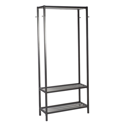 Hallway shelf STRAIGHT, black