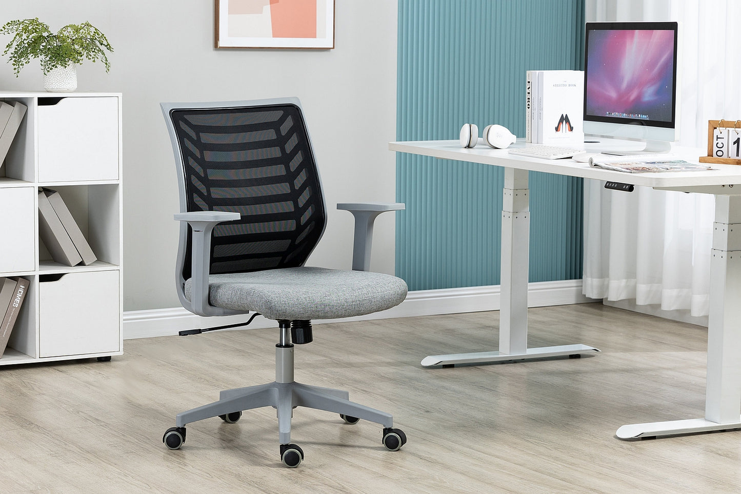 Office Chair Q-320 BLACK/GRAY 