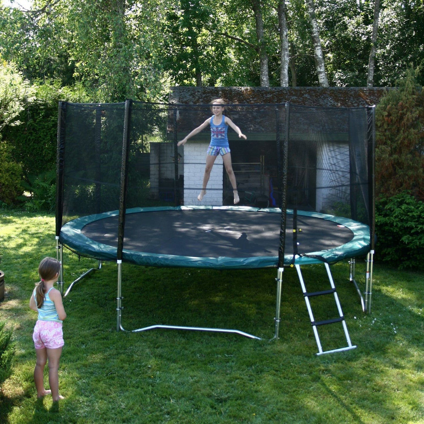 Trampoline with safety net D304cm / Green 