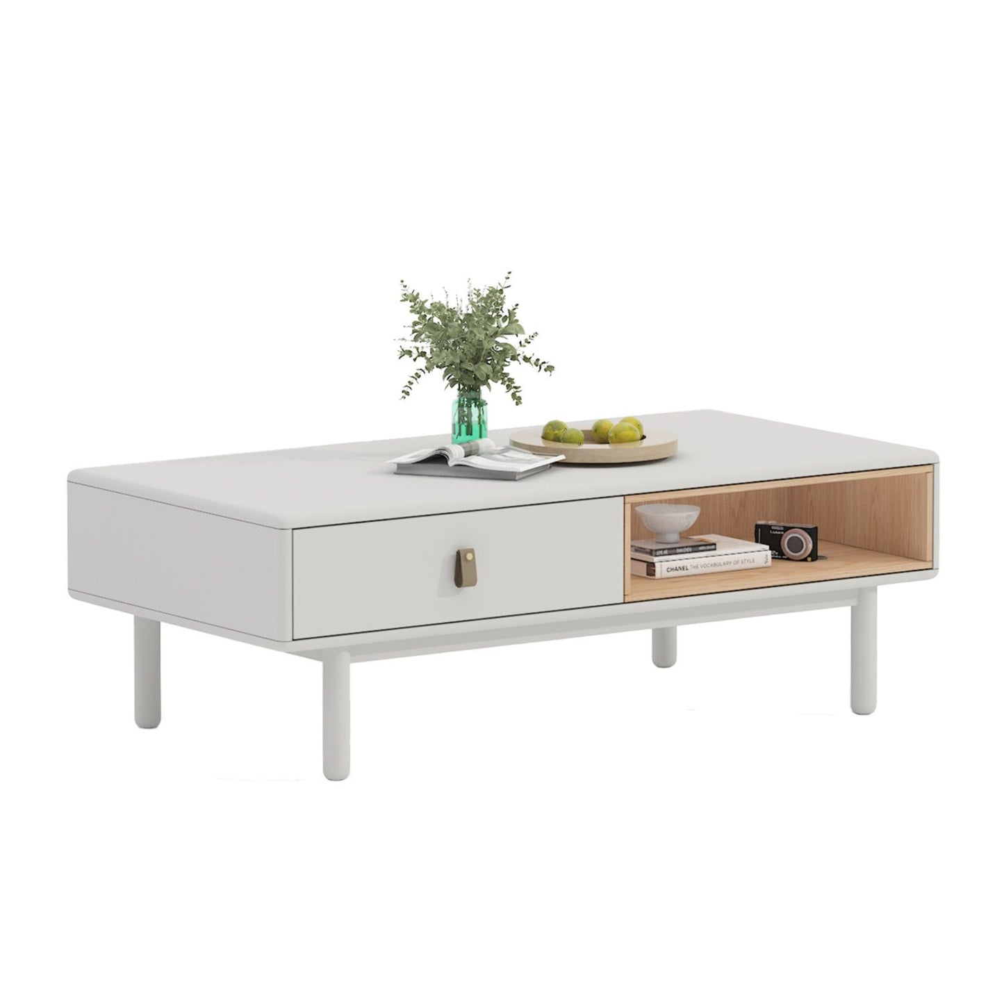 Coffee table IRIS 120x60xH40cm, white