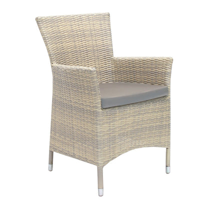 Chair WICKER-1 61x58xH86cm / Beige 