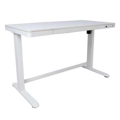 Desk ERGO with 1 motor 120x60xH72-121cm, white 