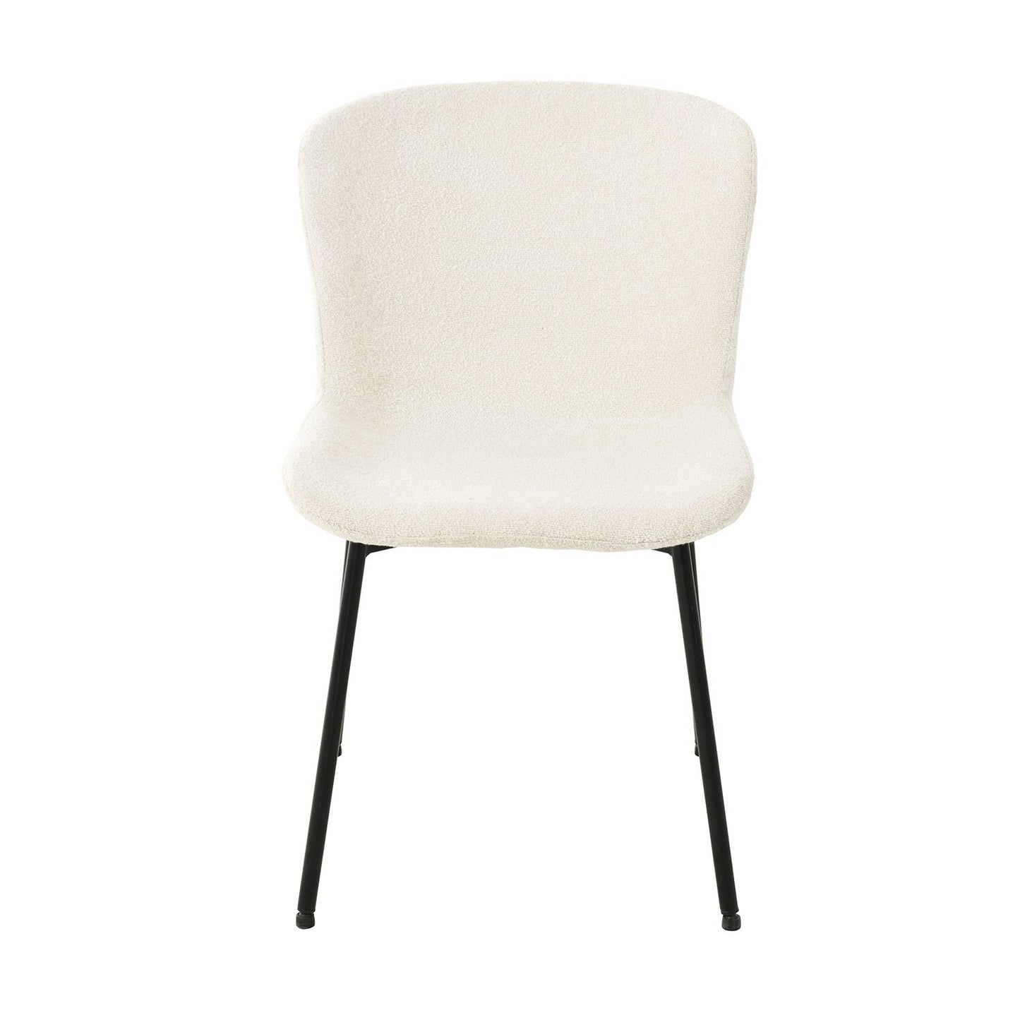 Chair MANOLO white bukle fabric 