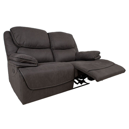 Sofa GORDY 2-seater, with manual mechanism, gray