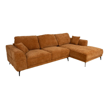 Corner sofa OLIVIA LS brown