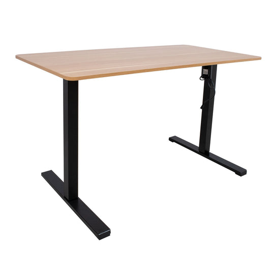 Desk ERGO OPTIMAL with 1 motor 140x70cm, hickory 