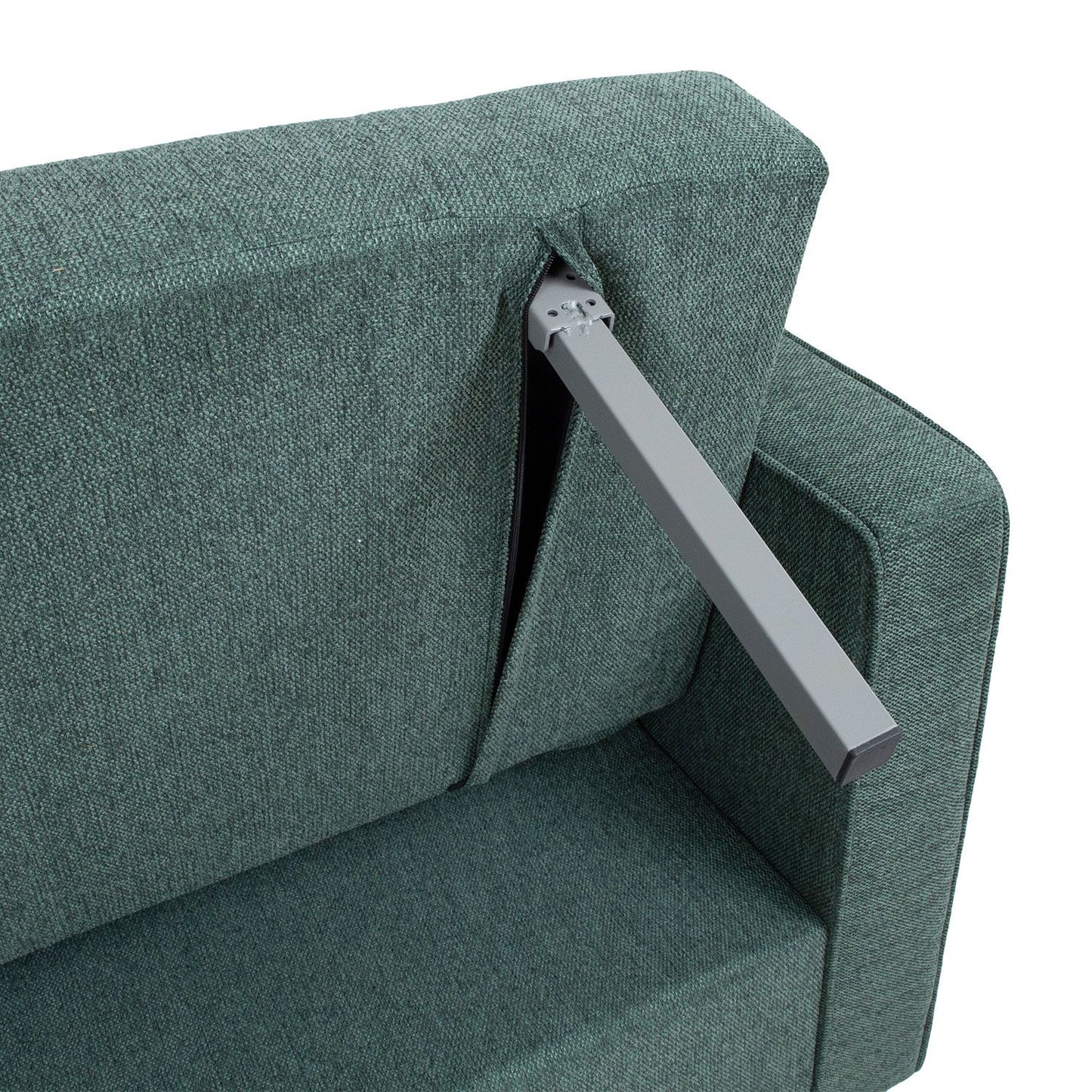 Sofa bed JORGE 2-seater, green