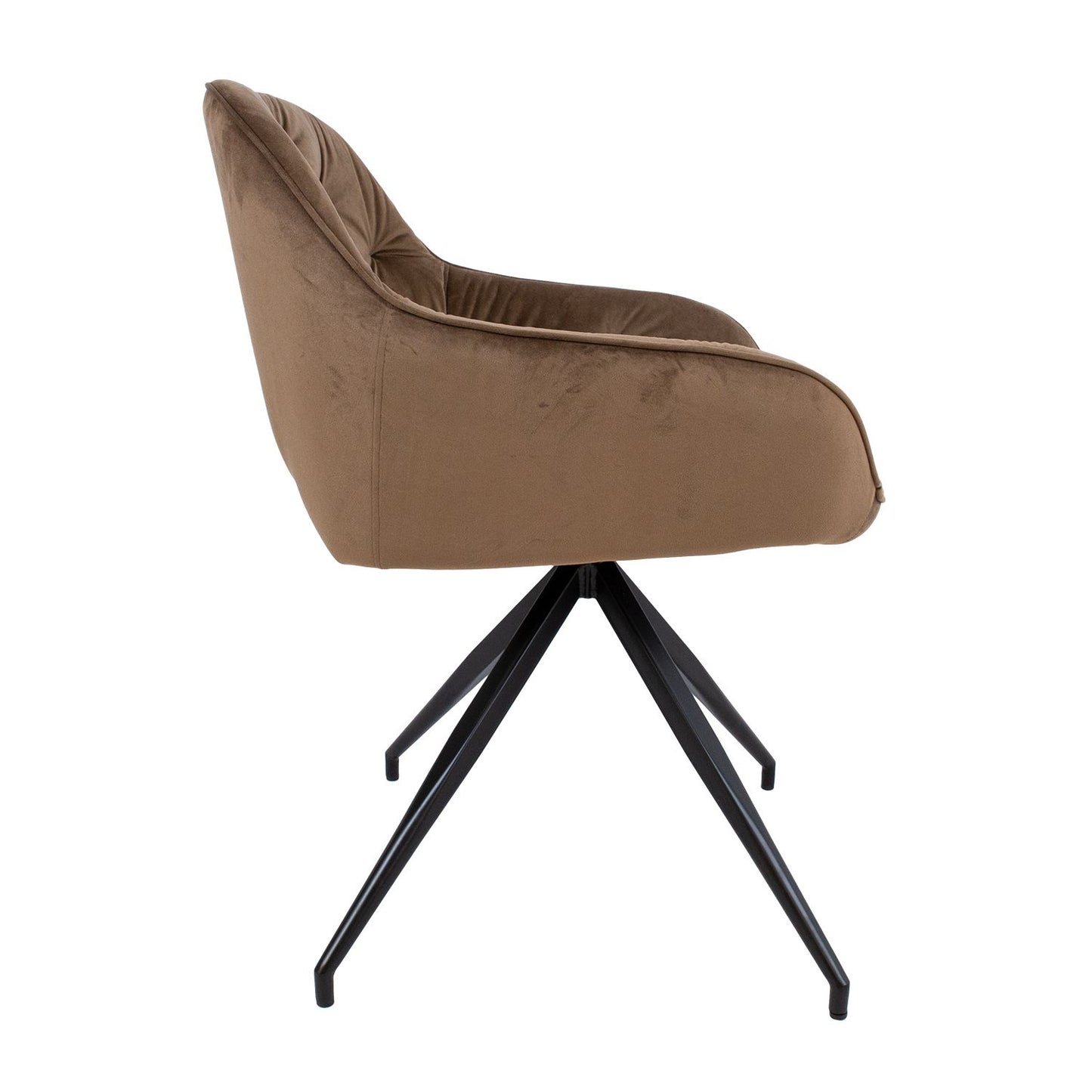 Chair BRIT, beige velvet 