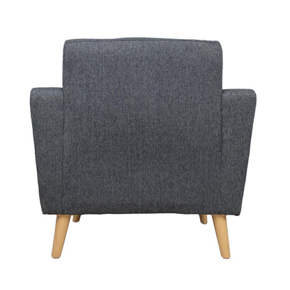 Lounge chair KAILI dark gray 