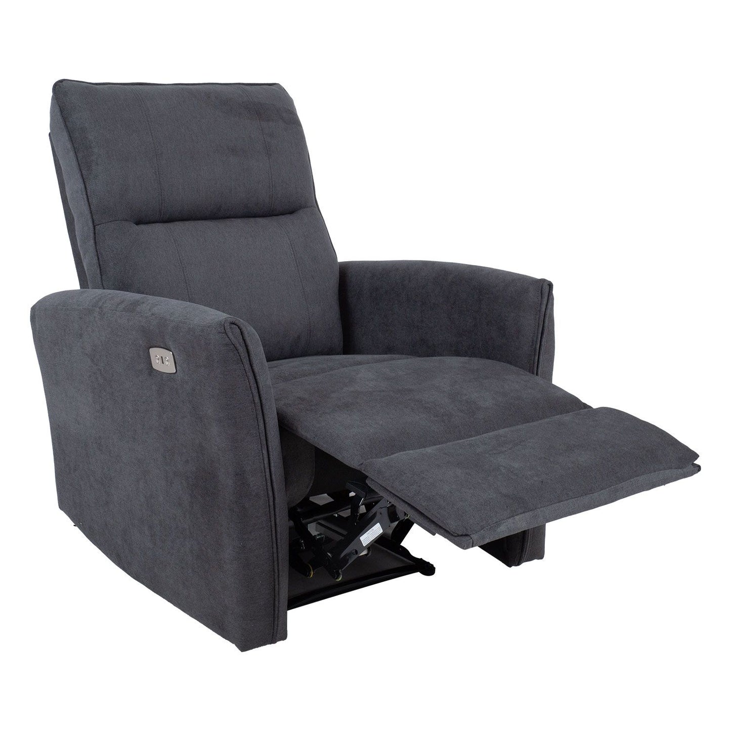 Rest chair - recliner LINUX electric, dark gray 