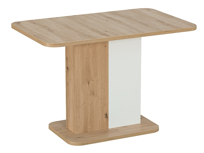 Table NEXT ARTISAN OAK COLOR / WHITE MATTE 110(153)X68 (D)