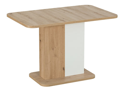 Table NEXT ARTISAN OAK COLOR / WHITE MATTE 110(153)X68 (D)